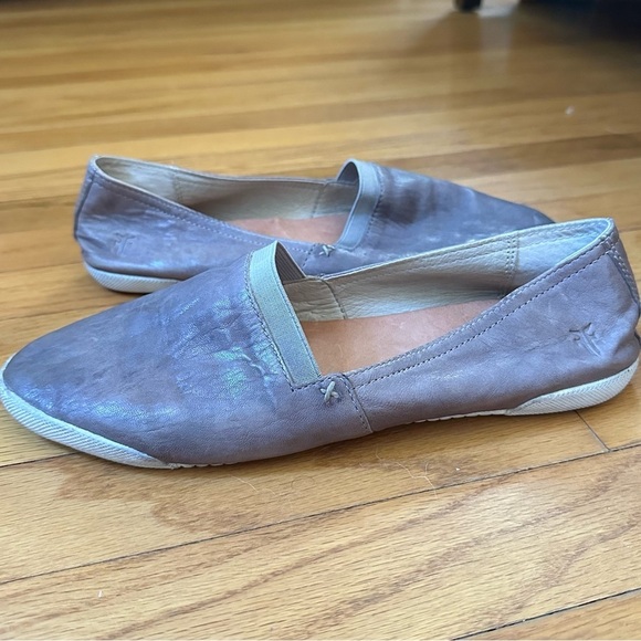 Frye Grey Melanie Slip On Flats Sneakers 9.5 - Picture 5 of 13